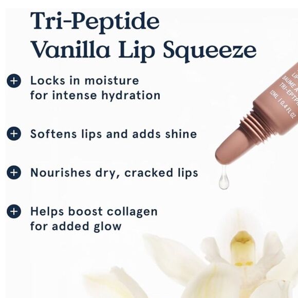 🌻 BLUME TRI PEPTIDE VANILLA CREAM LIP SQUEEZE NEW FULLSZ - Picture 4 of 8